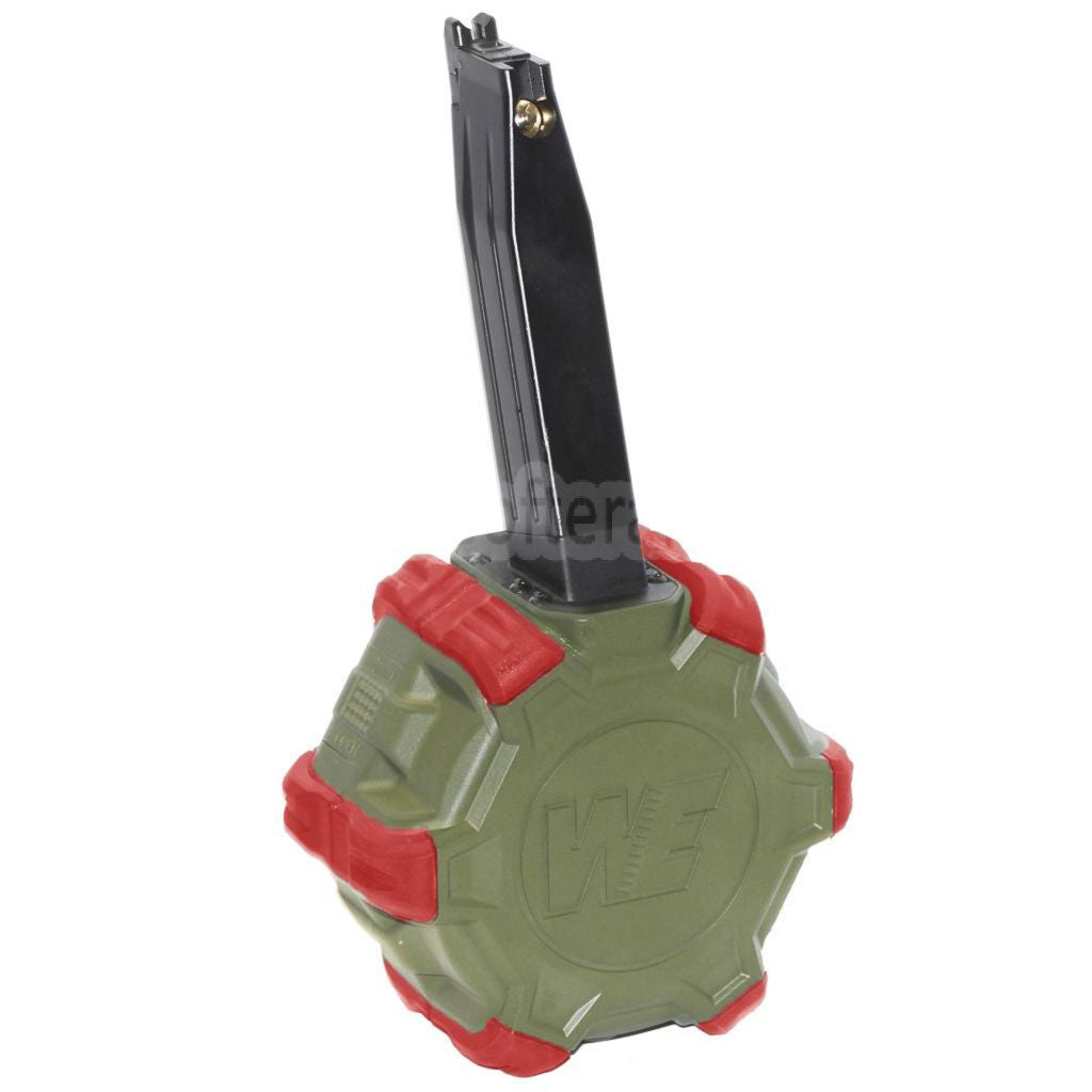 WE (WE-TECH) 350発ガスドラムマガジン HI-CAPA GBBピストル対応