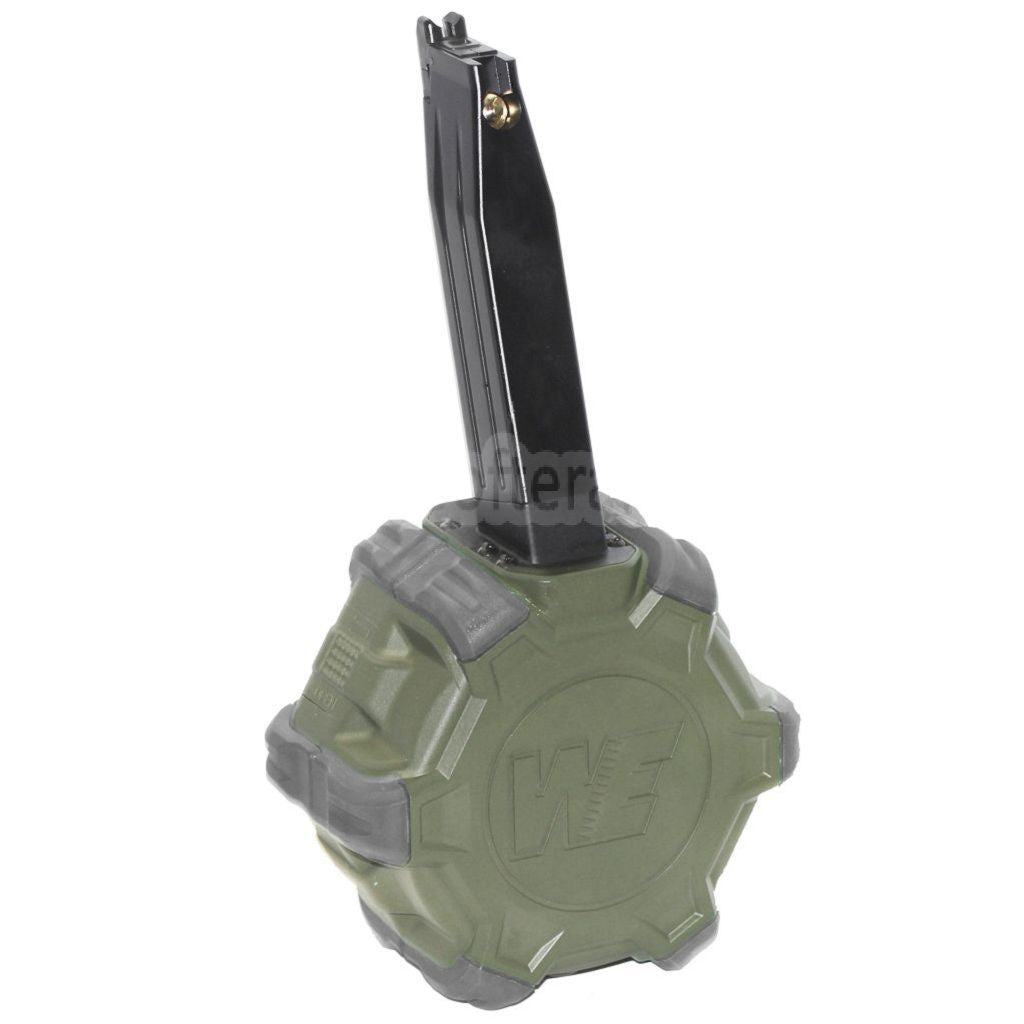 WE (WE-TECH) 350発ガスドラムマガジン HI-CAPA GBBピストル対応