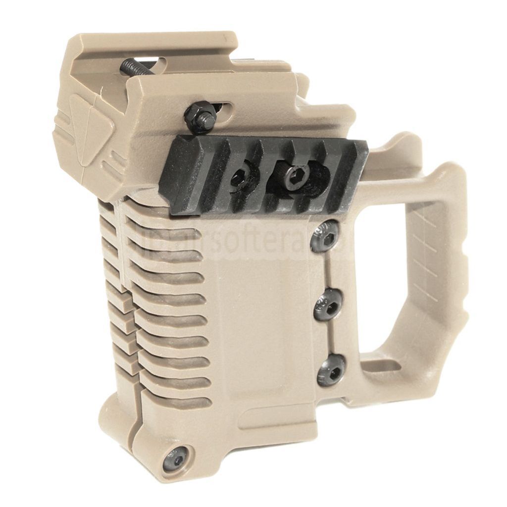 DOUBLE BELL 2サイドレール ローディングコンバージョンキット APS ARMY DOUBLE BELL AW WE 東京マルイ G17 G18C G34 G35 シリーズ GBB ピストル エアソフトガン