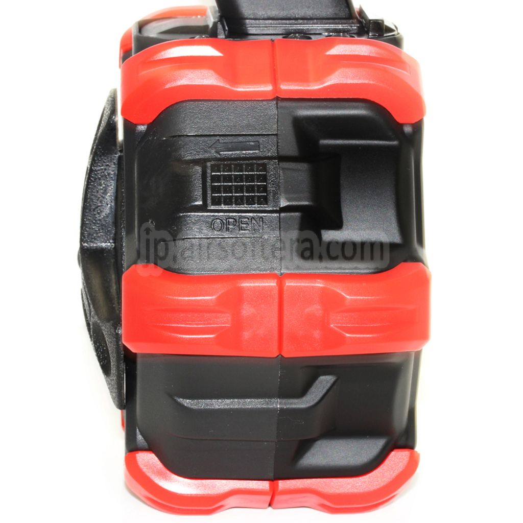 DOUBLE BELL 350発ガスアダプティブドラムマガジン G17 G18C Gシリーズ GBB対応エアソフトガン用ピストル ブラック/レッド