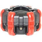 DOUBLE BELL 350発ガスアダプティブドラムマガジン G17 G18C Gシリーズ GBB対応エアソフトガン用ピストル ブラック/レッド