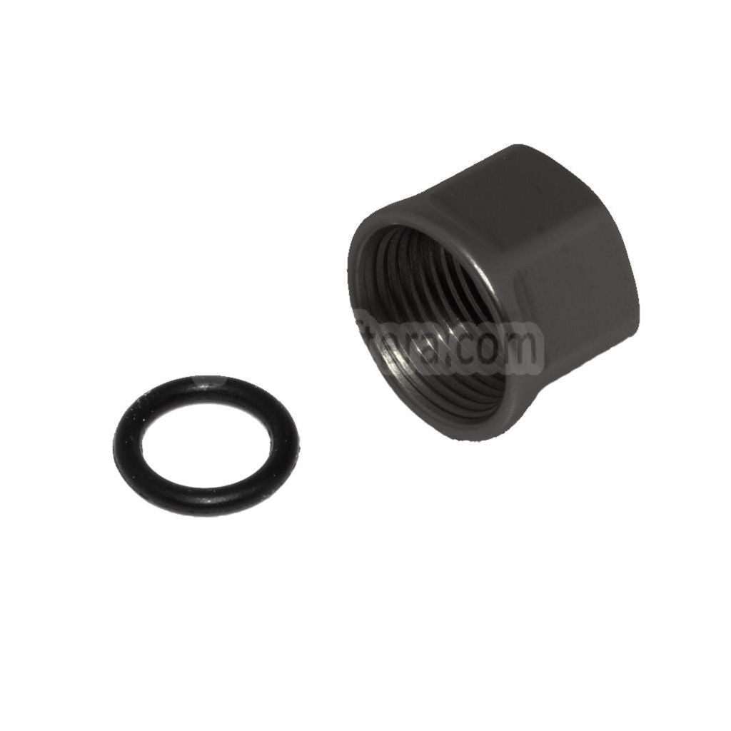 5KU 六角ネジプロテクター バレルカバー - 14mm 逆ネジ 東京マルイ G17 GBBピストル エアソフトガン対応