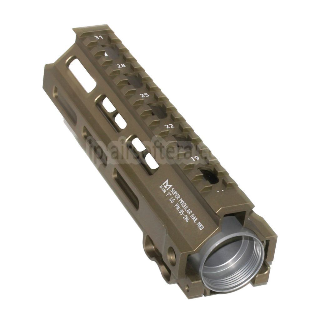 5KU 7インチ MK8 M-LOK ハンドガードレールシステム東京マルイ AEG GBB MWS M4 ライフルエアガンに適しています