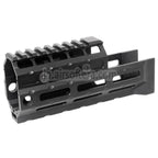 5KU 153mm M-LOK ユニバーサルハンドガードキット レールシステム LCT GHK CYMA D-BOYS E&L AK47 AK74シリーズライフル エアガン ブラック