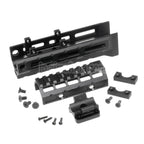 5KU 153mm M-LOK ユニバーサルハンドガードキット レールシステム LCT GHK CYMA D-BOYS E&L AK47 AK74シリーズライフル エアガン ブラック