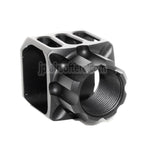 5KU CNCアルミ製 LAF-24スタイル マズルブレーキ フラッシュハイダー +24mm CW 時計回りネジバレル ライフル エアソフトガン ブラック