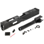 5KU CNC MK2 RMRカット バレルスライドセット 東京マルイ G17シリーズ GBBピストル対応 ブラック
