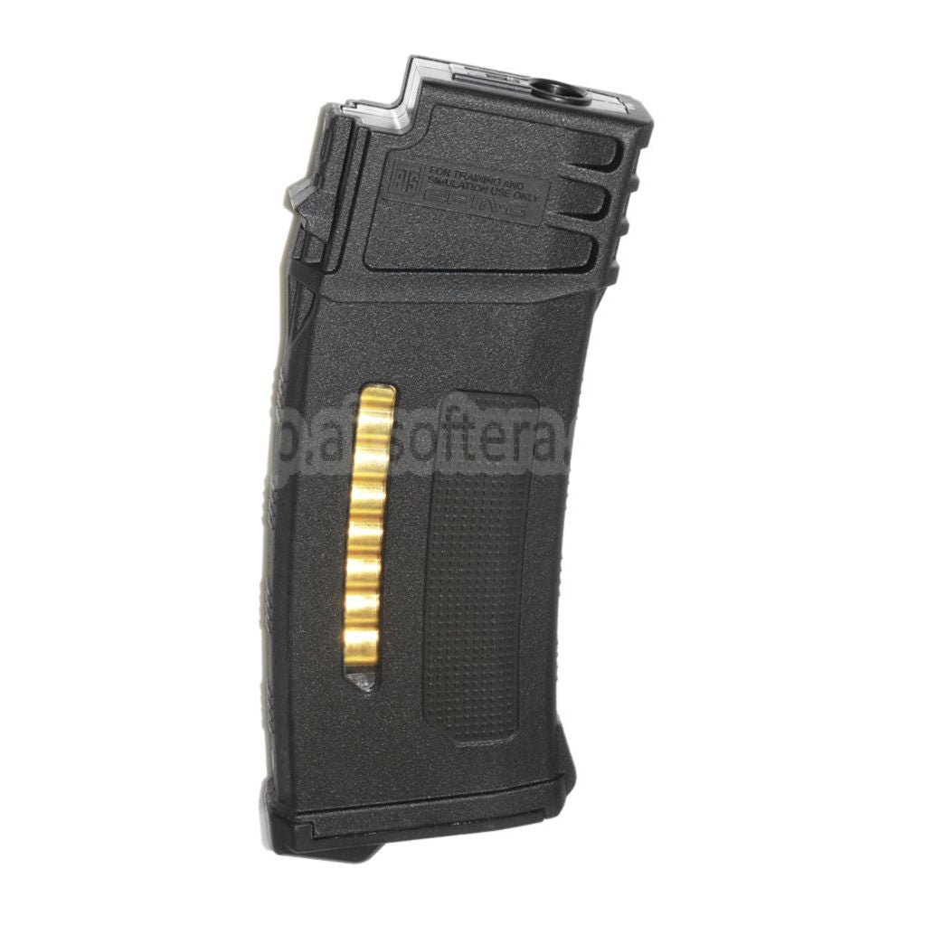 PTS 120発 EPM-G ミッドキャップ強化ポリマーマガジン G36シリーズAEGライフル対応 エアソフトガン ブラック