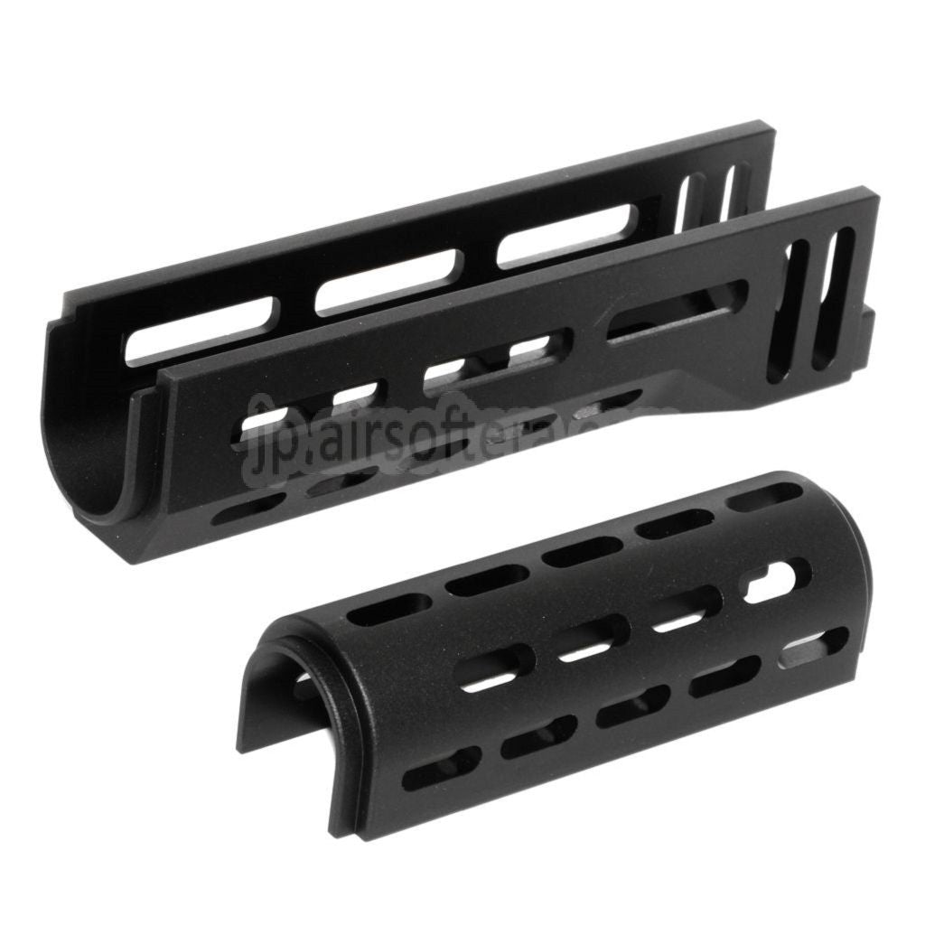 CYMA 155mm CNCアルミ製 M-LOKハンドガード タイプA E&L CYMA 東京マルイ AK47シリーズ AEGライフル エアガン ブラック