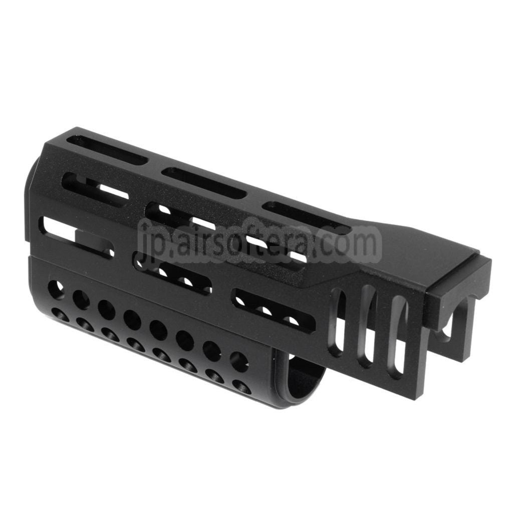 CYMA 155mm CNCアルミ製 M-LOKハンドガード タイプB CYMA AK47シリーズ AEGライフル エアガン ブラック