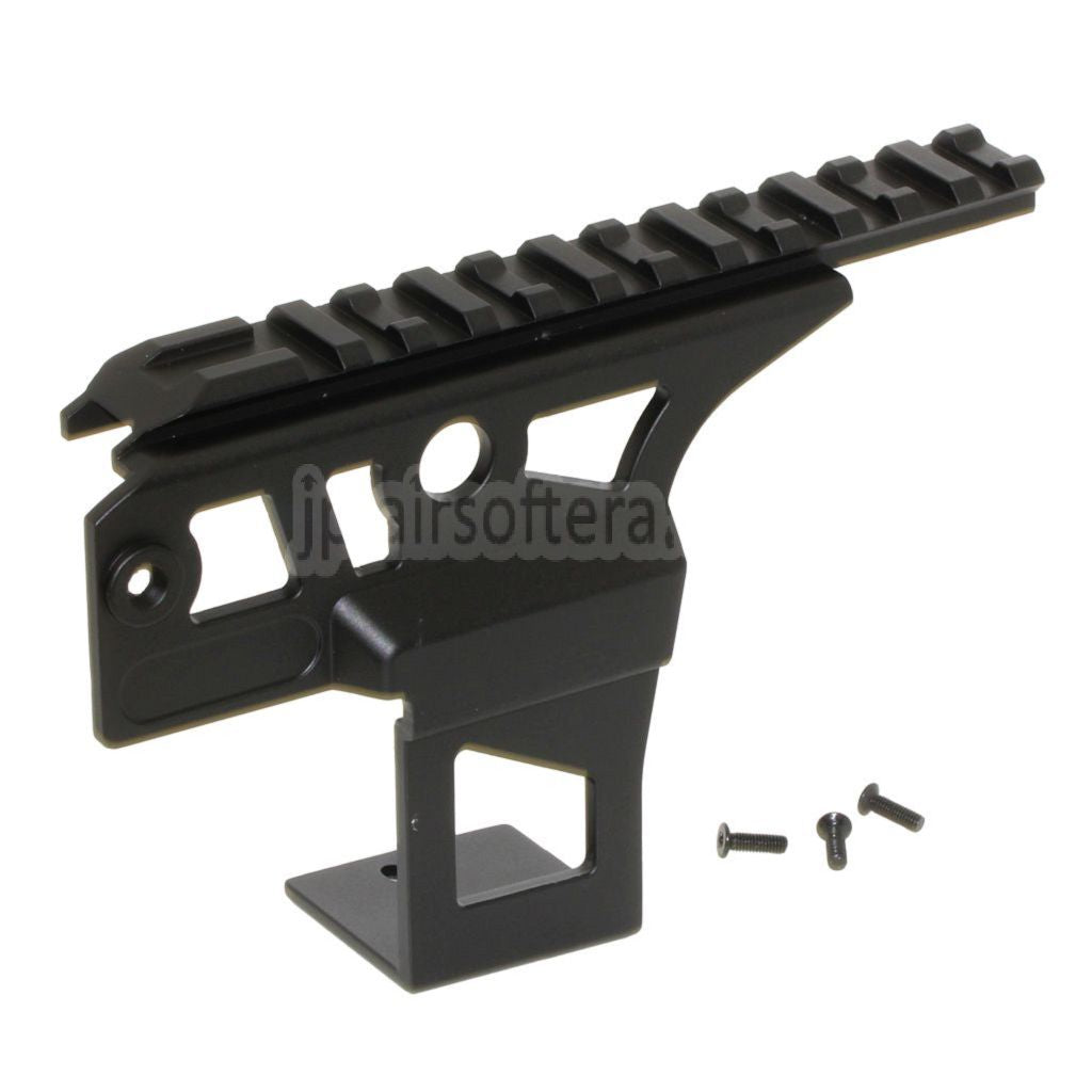 CYMA光学スコープレールマウントベース CYMA CLASSIC ARMY ICS JG、東京マルイ AKシリーズ電動ガン対応 エアソフトガン ブラック