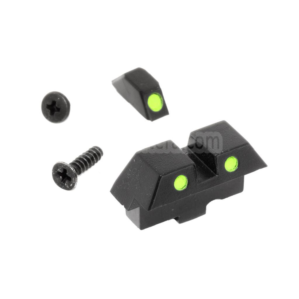 フロントサイト&リアサイト 東京マルイ G17シリーズ GBBピストル対応 ブラック