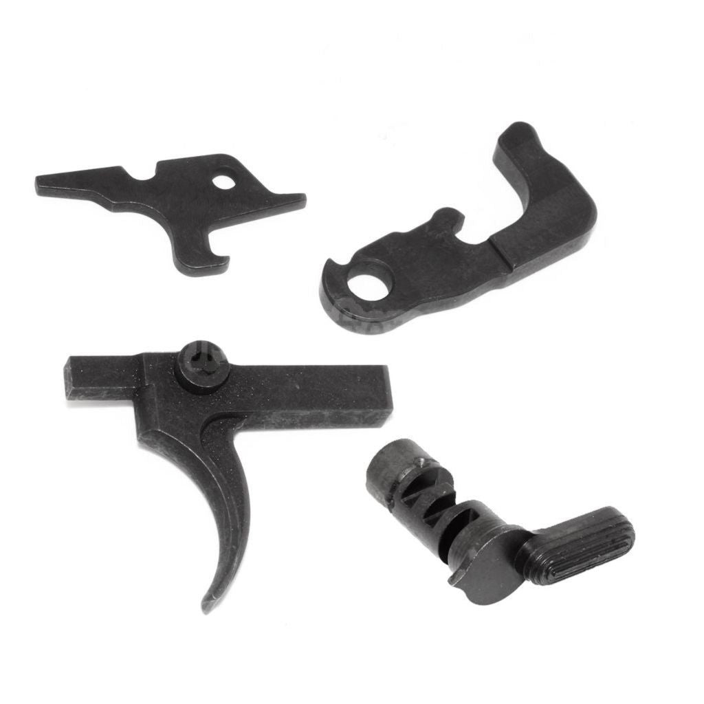 KING ARMS スチール強化トリガーハンマーシア セレクターレバー TWS 9mmシリーズ GBBライフル エアソフトガン対応