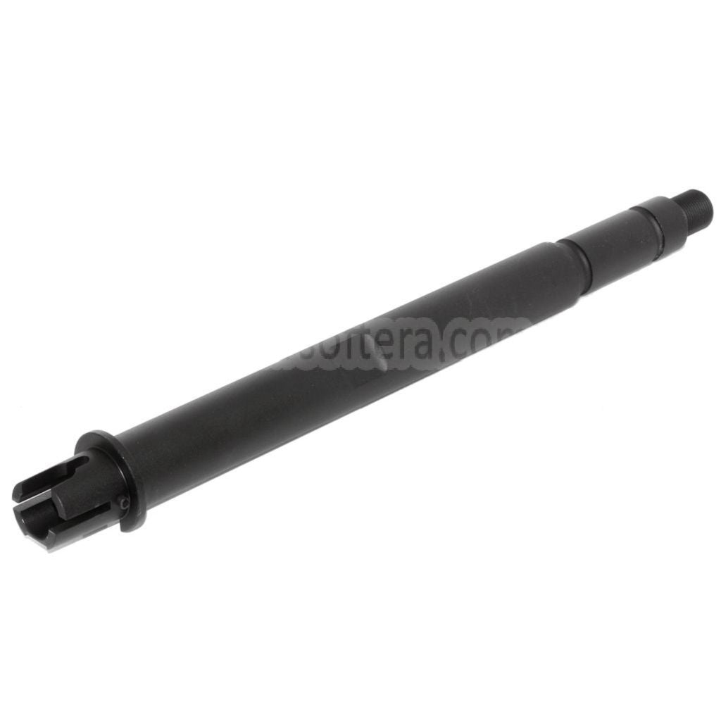 E&C 10インチ/10.75インチ アルミアウターバレル - 14mm逆ネジ 反時計回りネジ E&C 416 Gスタイルシリーズ AEGライフル エアソフトガン ブラック