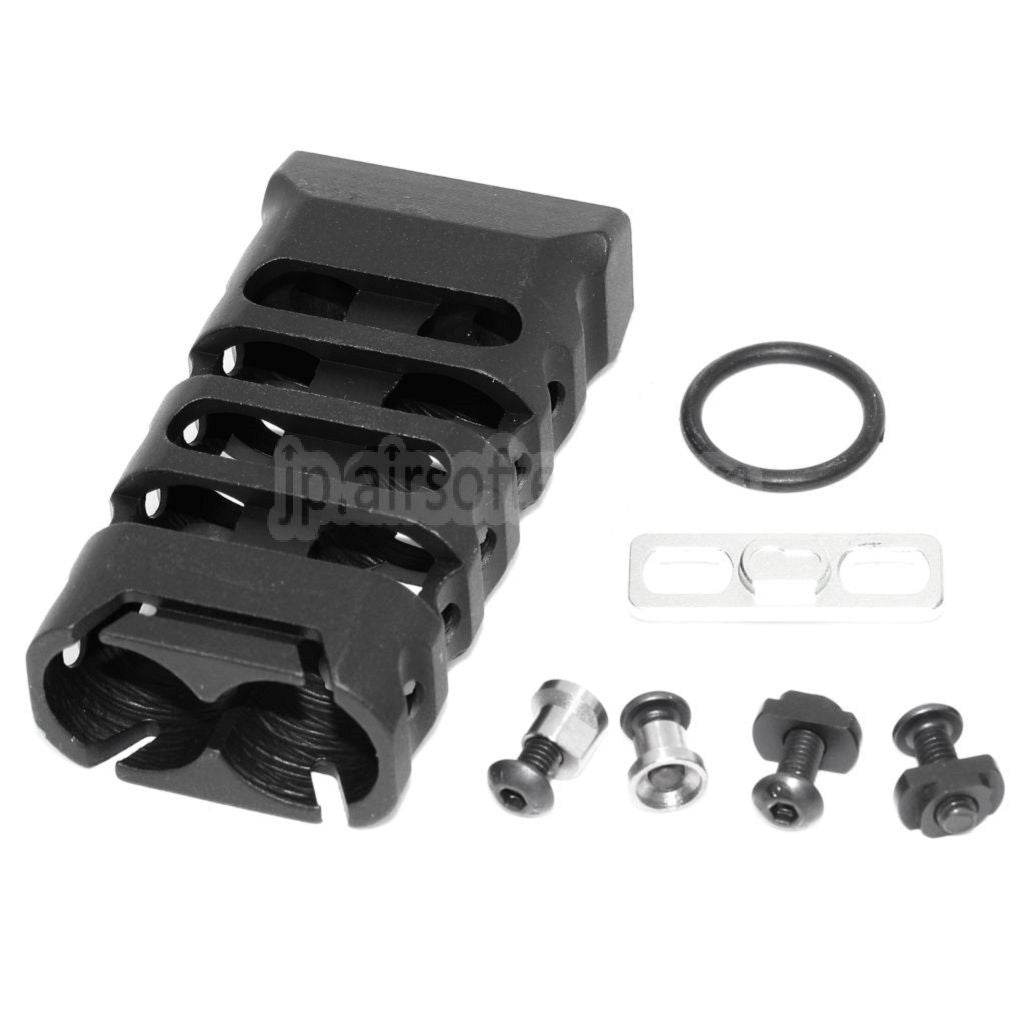 5KU CNCアルミKeyMod M-LOK 超軽量バーティカルグリップ タイプ1  ブラック