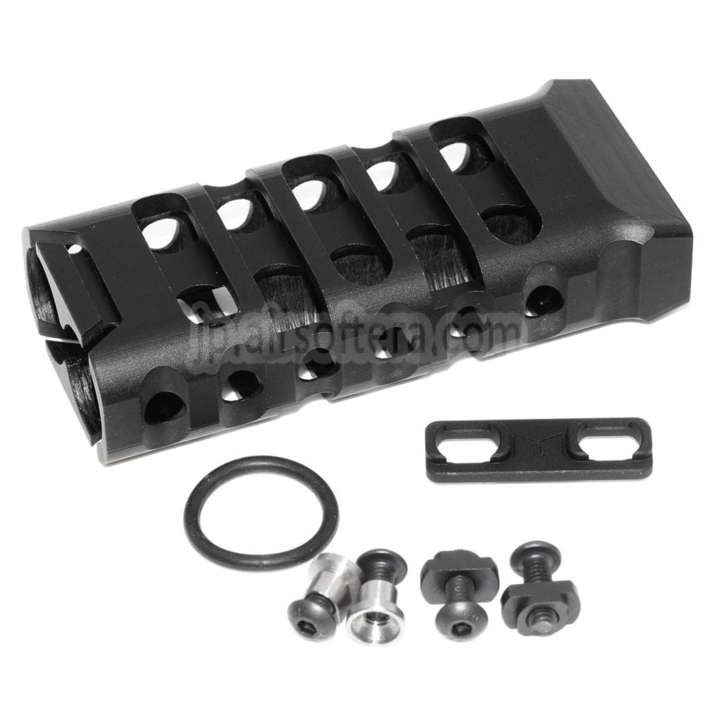 5KU CNCアルミKeyMod M-LOK 超軽量バーティカルグリップ タイプ2  き ブラック