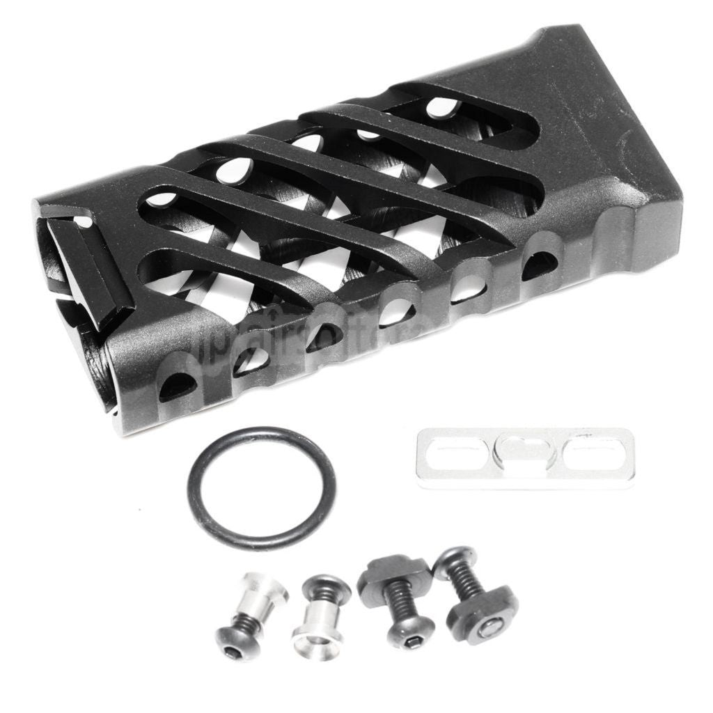 5KU CNCアルミKeyMod M-LOK 超軽量バーティカルグリップ タイプ2  き ブラック