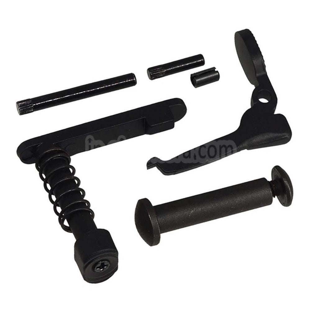 E&C MURスタイル 上部・下部メタルボディレシーバー（20mmトップレール付き）E&C 東京マルイ QD V2 ギアボックス M4 M16シリーズ AEGライフル対応 ブラック