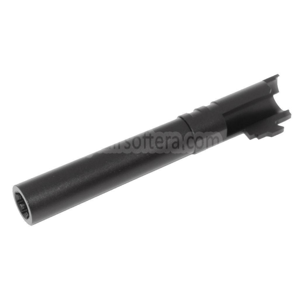 KF AIRSOFT CNCアルミ製ブルスタイルアウターバレル +11mm CW AW WE 東京マルイ HI-CAPA 5.1 GBBピストル対応