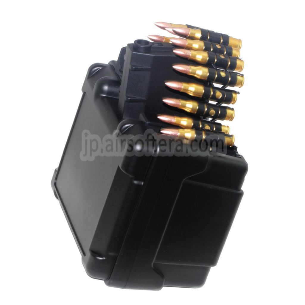 GOLDEN EAGLE 2600発電動ドラムマガジン（GOLDEN EAGLE FightLite MCR LMG M4シリーズ電動ガン対応エアソフトガン ブラック