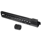 GOLDEN EAGLE 390mm アルミフリーフロート Keymod RAS ハンドガードレールシステム GOLDEN EAGLE 3202 M200 スナイパーライフル エアソフトガン ブラック