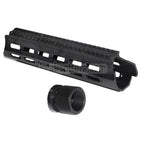 GOLDEN EAGLE 290mm アルミフリーフロート M-LOK RAS ハンドガードレールシステム GOLDEN EAGLE 3203 M200 スナイパーライフル エアソフトガン ブラック