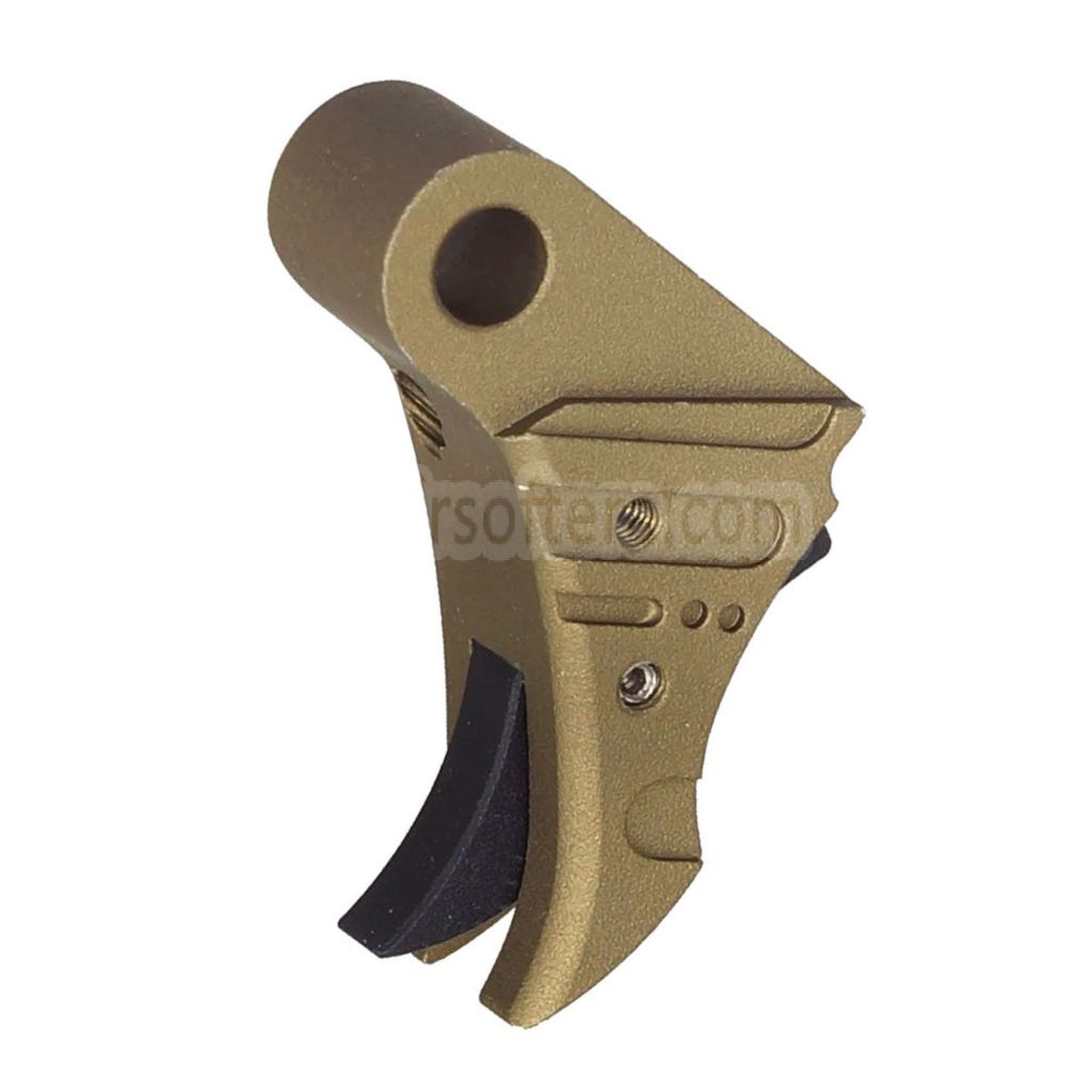 5KU SSVIスタイル CNCアルミトリガー WE 東京マルイ G17 G19 G34シリーズ GBBピストル対応