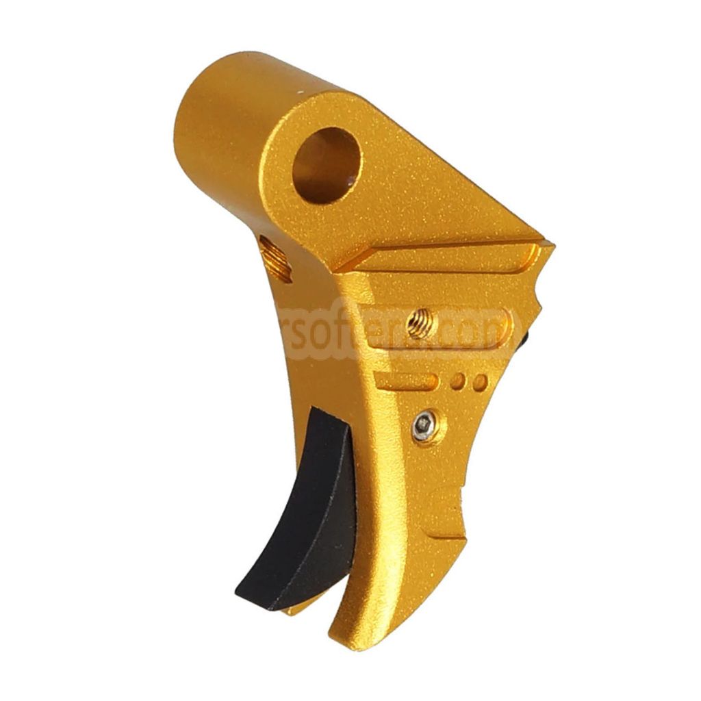 5KU SSVIスタイル CNCアルミトリガー WE 東京マルイ G17 G19 G34シリーズ GBBピストル対応