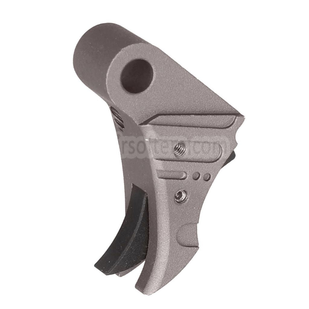 5KU SSVIスタイル CNCアルミトリガー WE 東京マルイ G17 G19 G34シリーズ GBBピストル対応