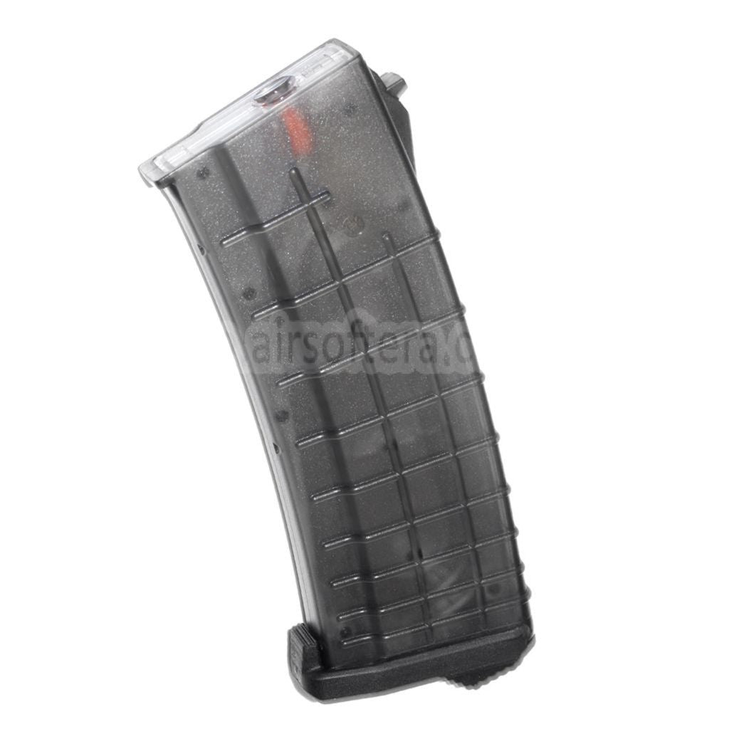 PTS 155発TPM-AKミッドキャップマガジン AKシリーズAEGライフル用 エアソフトガン用 半透明ブラック