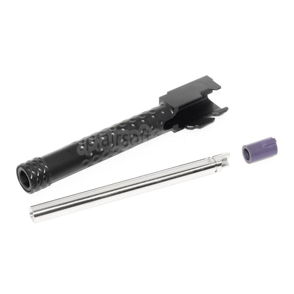 PTSライセンス取得ZEVアウターバレル&Laylax Nine Ball 6.00mmインナーバレルセット ISSC M22 EMG SAI BLU Lonewolf ZEV G&P P80 AW WE 東京マルイ G17シリーズ GBBピストル対応