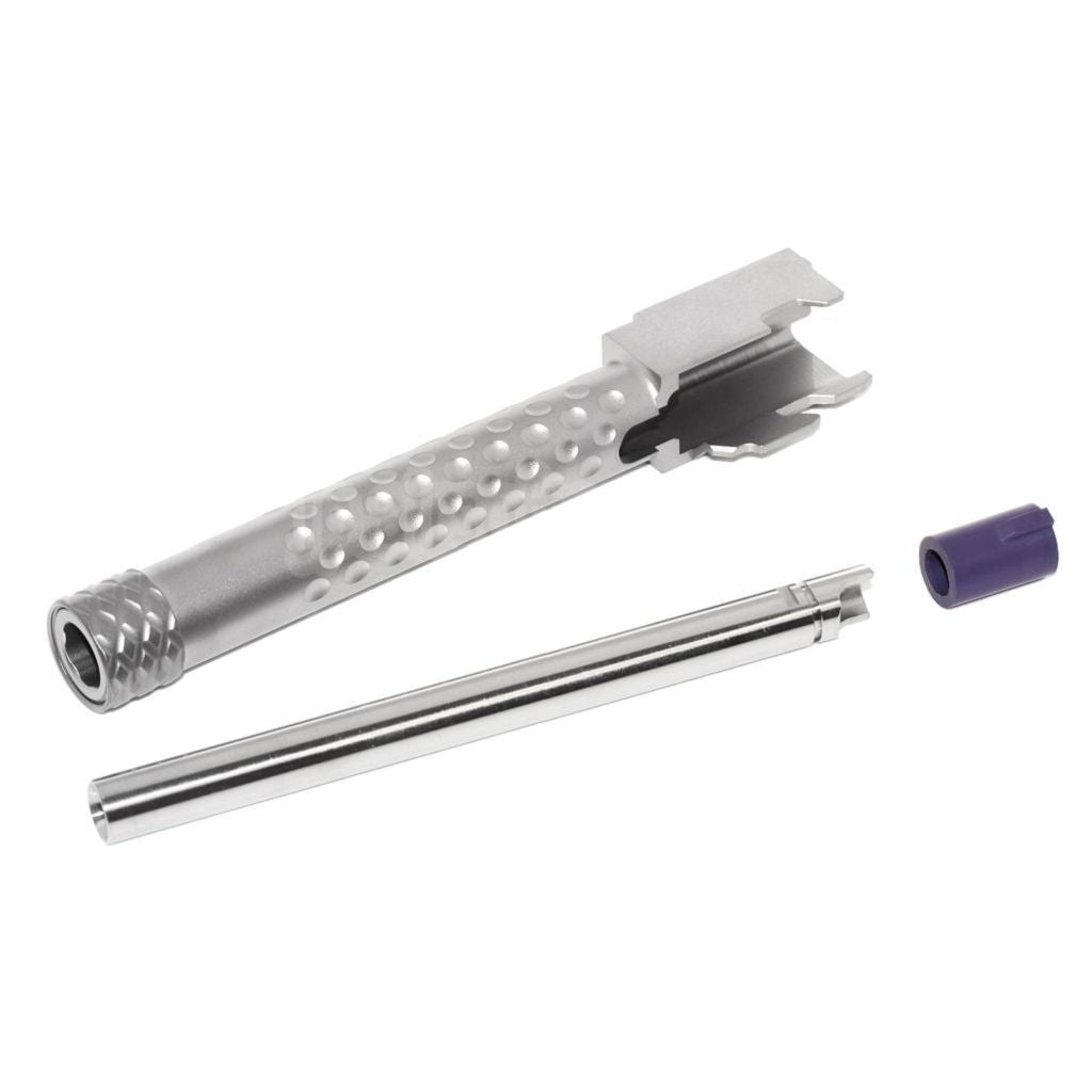 PTSライセンス取得ZEVアウターバレル&Laylax Nine Ball 6.00mmインナーバレルセット ISSC M22 EMG SAI BLU Lonewolf ZEV G&P P80 AW WE 東京マルイ G17シリーズ GBBピストル対応