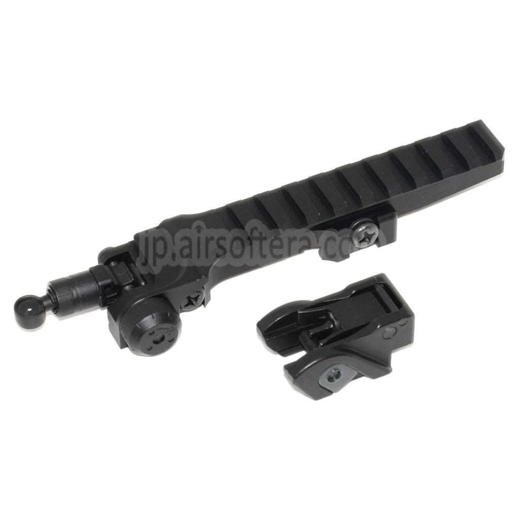 DOUBLE BELL KACスタイル フリップアップサイトレールセット G36シリーズAEG GBBライフル対応 ブラック