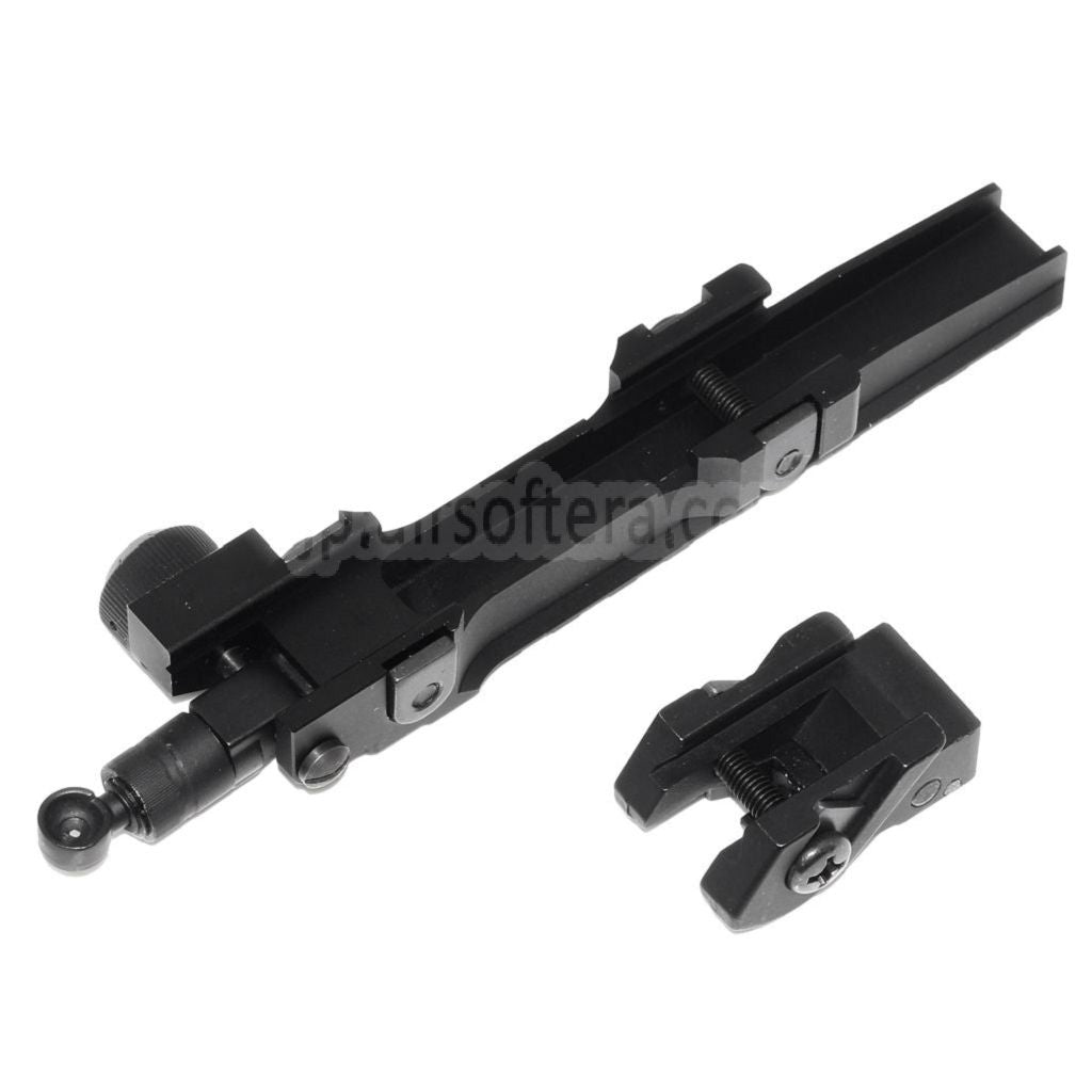 DOUBLE BELL KACスタイル フリップアップサイトレールセット G36シリーズAEG GBBライフル対応 ブラック
