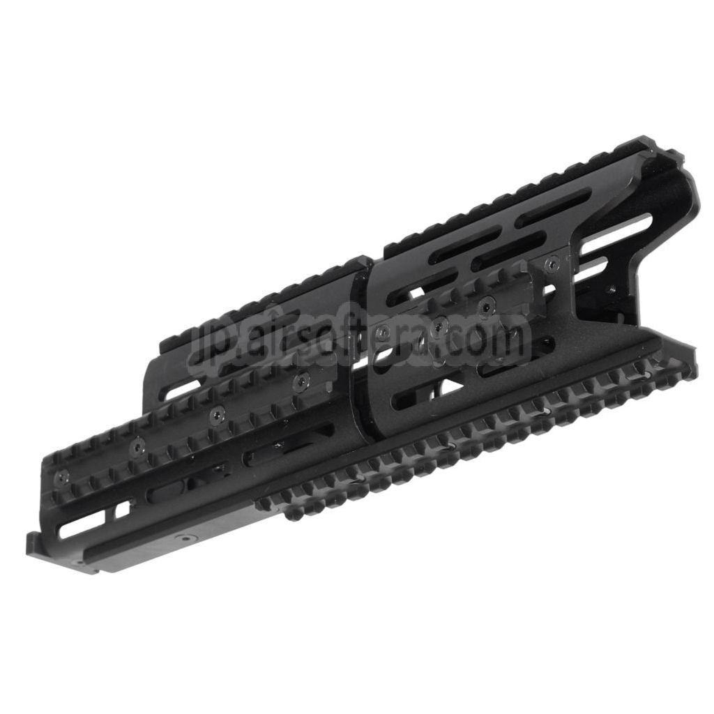 CYMA 276mm アルミ AK モジュラー KeyMod RIS ハンドガードレールシステム CYMA E&L 東京マルイ AK シリーズ AEG ライフル エアソフトガン対応 ブラック