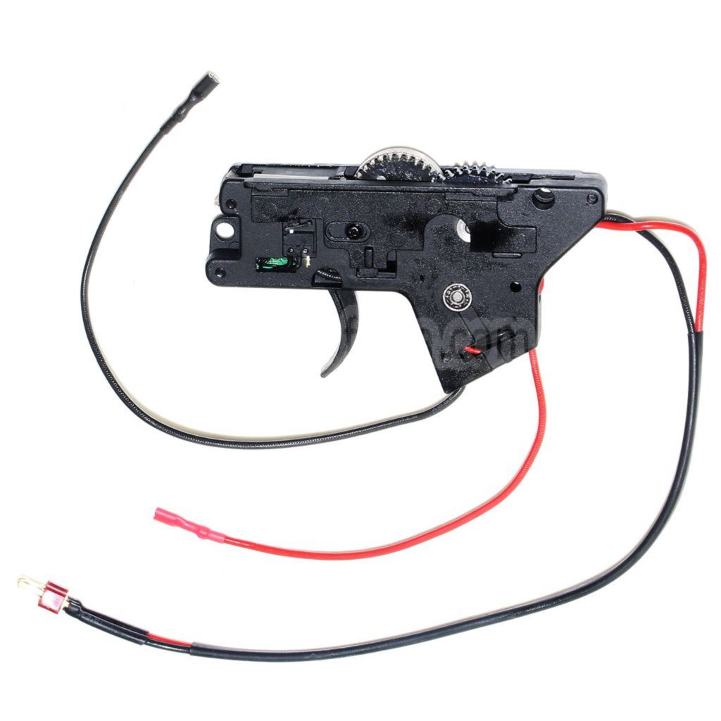 ICS M4シリーズAEGライフル用下部メタルギアボックス エアソフトリアワイヤード