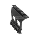CYMA 155mm アルミレール QD スコープマウント SVD AKシリーズ AEGライフル対応 エアソフトガン ブラック