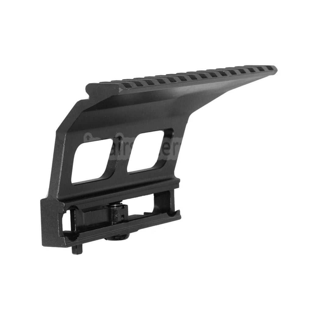 CYMA 155mm アルミレール QD スコープマウント SVD AKシリーズ AEGライフル対応 エアソフトガン ブラック
