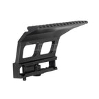 CYMA 155mm アルミレール QD スコープマウント SVD AKシリーズ AEGライフル対応 エアソフトガン ブラック