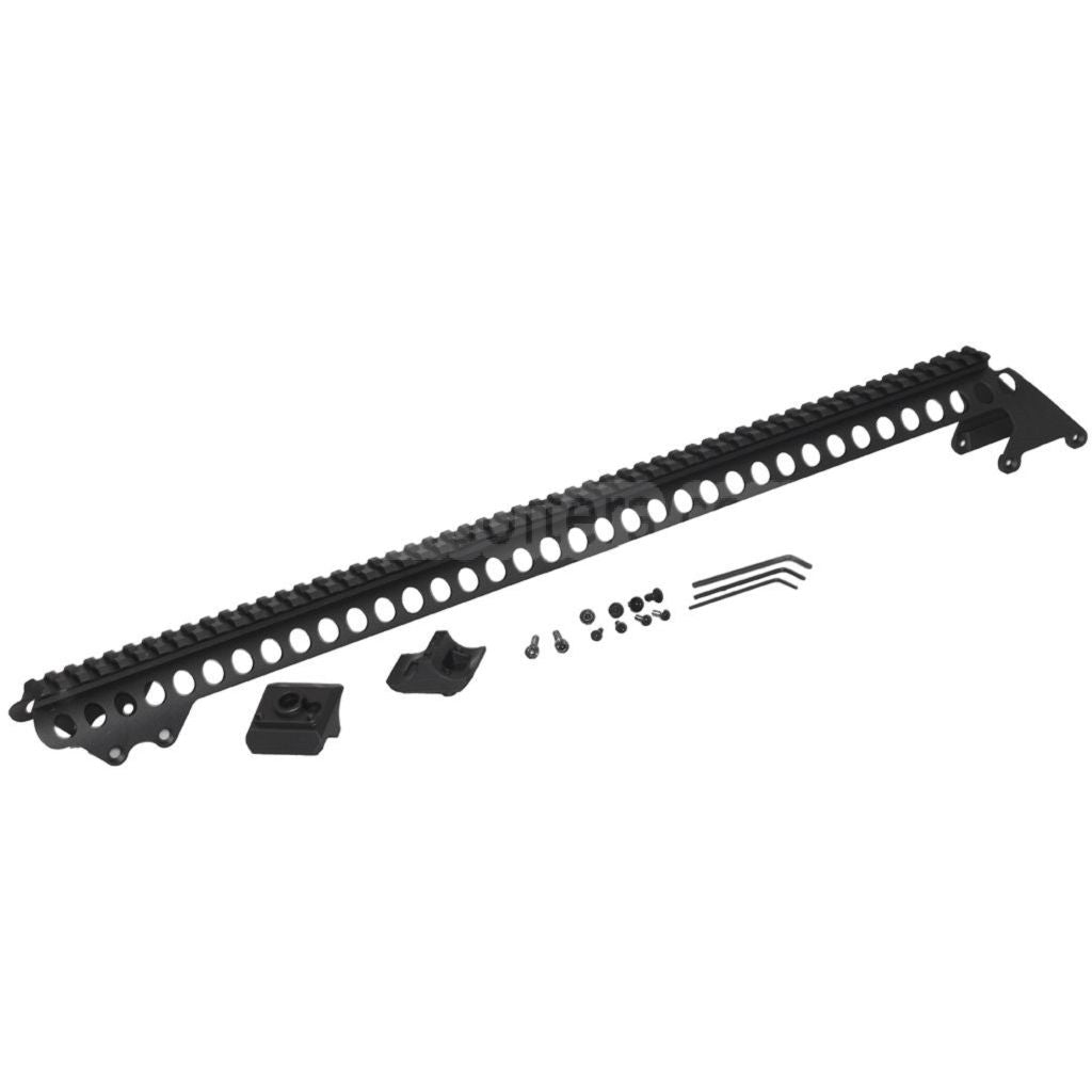 CYMA 537mm アルミトップレールシステム CYMA 東京マルイ M870シリーズ ショットガン エアソフトガン対応 ブラック