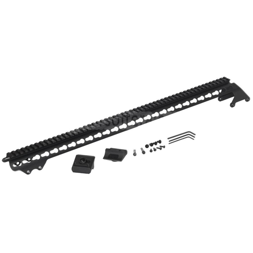 CYMA 537mm アルミキーモッドトップレールシステム CYMA 東京マルイ M870シリーズ ショットガン エアソフトガン対応 ブラック