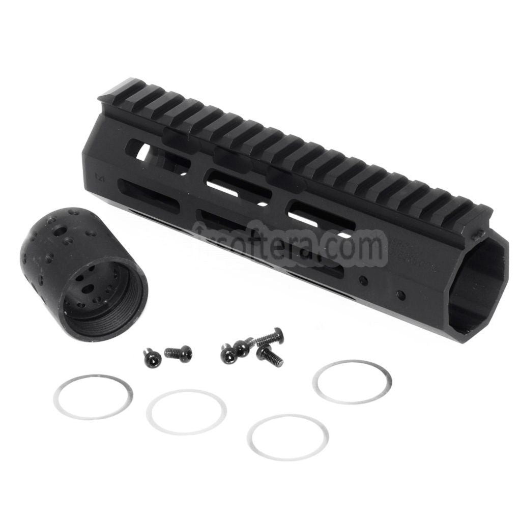 APS 7インチ 178mm EMG NOVESKE NSR Gen 4 RIS M-LOK ハンドガードレールシステム AR M4 M16シリーズ AEGライフル対応 エアソフト ブラック