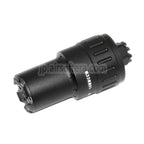 5KU 115mm MPI KP-9 フラッシュハイダー -14mm 反時計回りネジバレルライフルに適合 ブラック