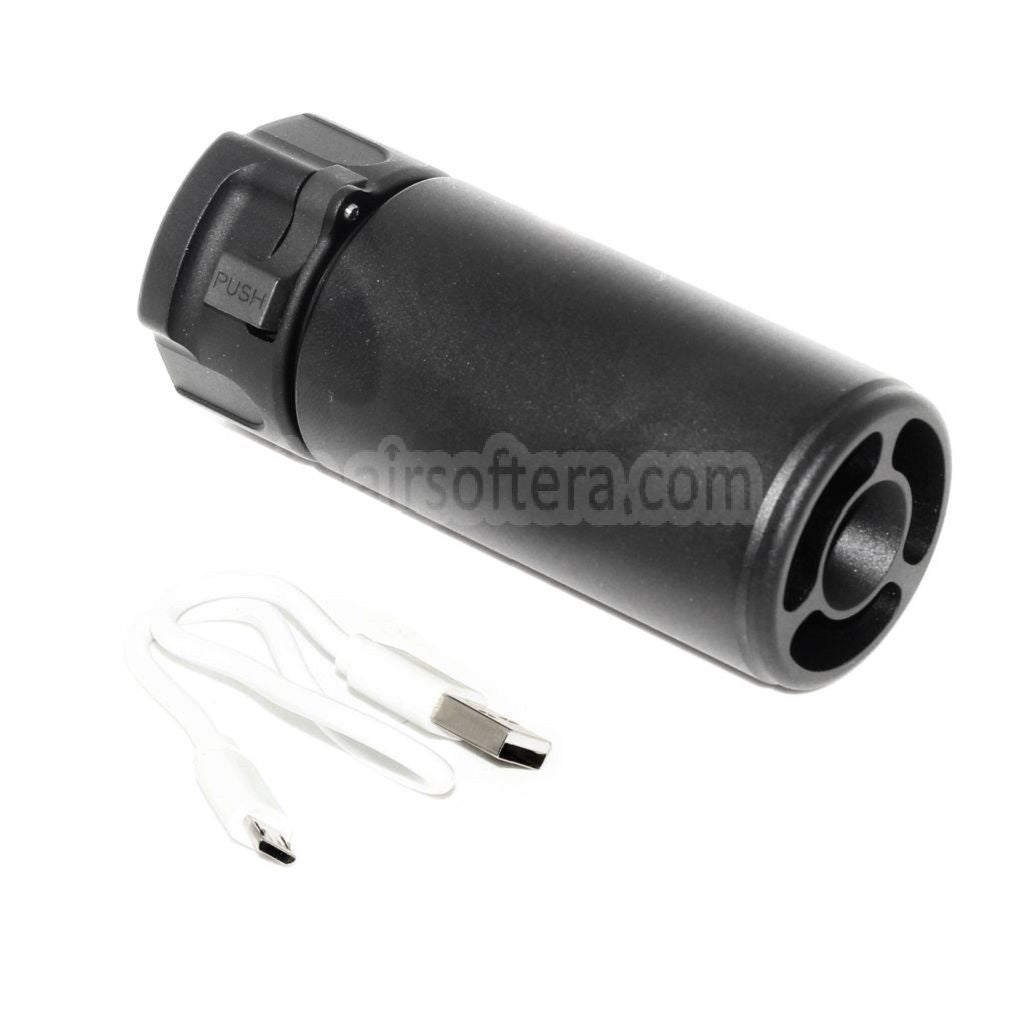 5KU 92mm ミニサプレッサー サイレンサー（スピットファイアトレーサー付き）-14mm CCW 反時計回りネジ式バレルライフル対応