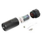 5KU 92mm ミニサプレッサー サイレンサー（スピットファイアトレーサー付き）-14mm CCW 反時計回りネジ式バレルライフル対応