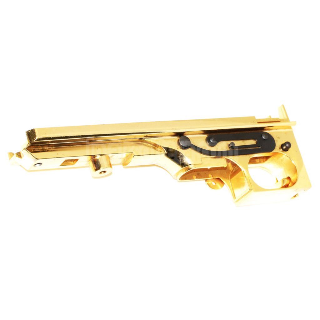 KING ARMS CNCアルミレシーバー下部ボディ KING ARMS Thompson M1A1 Military / M1928 ChicagoシリーズAEGライフルに適合 ゴールド