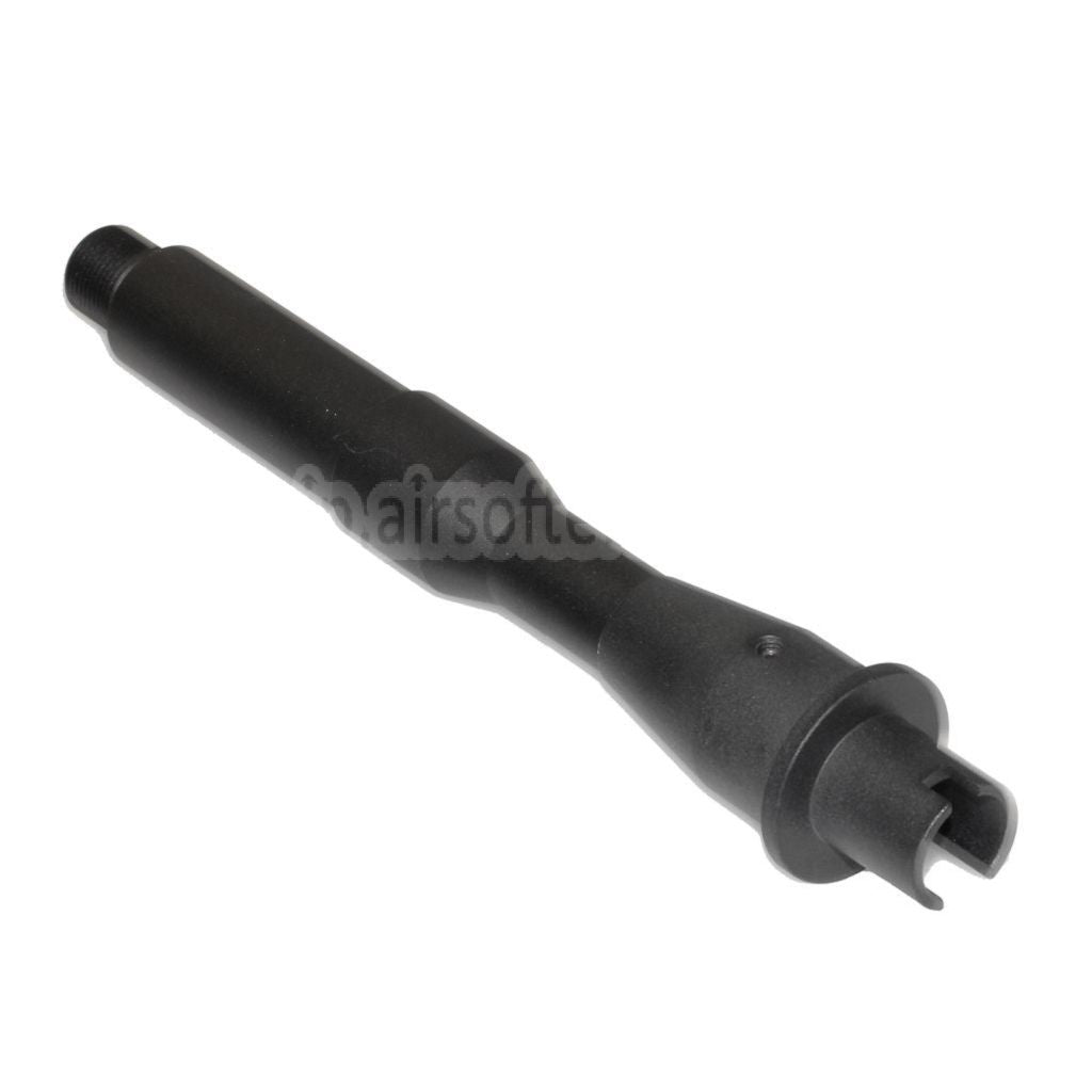 5KU 7インチアルミCQBアウターバレル - 14mm逆ネジ 反時計回りネジ 東京マルイM4 MWS GBBライフルに適合 ブラック