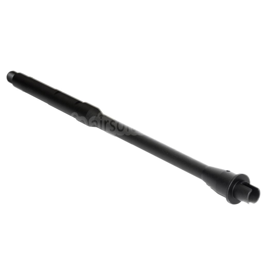 5KU 14.25インチ/14.5インチ アルミミッドレングスアウターバレル - 14mm逆ネジ 反時計回り 東京マルイ M4 MWS GBBライフル エアソフトガン対応 ブラック
