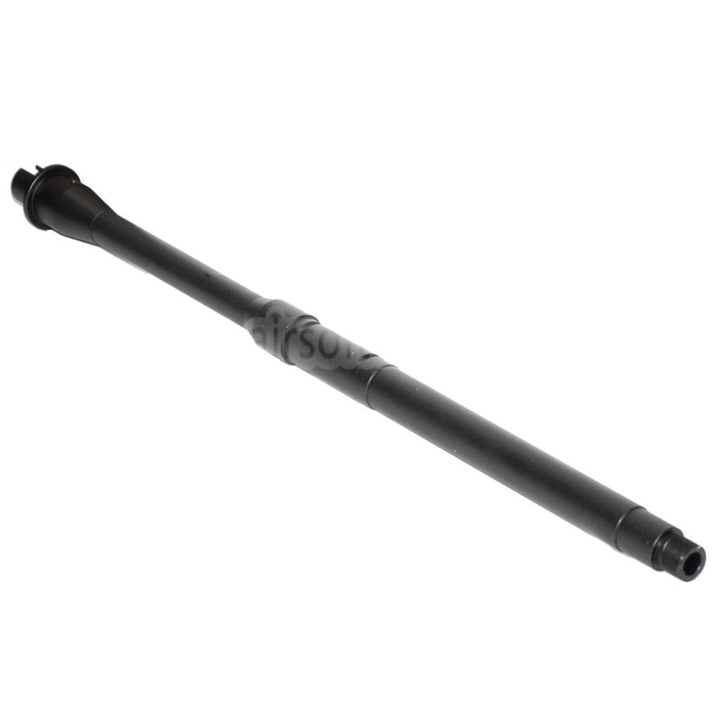 5KU 16インチ/16.25インチ アルミ製カービン長さアウターバレル -14mm CCW 反時計回りスレッド 東京マルイ M4 MWS GBB ライフル エアソフト ブラック
