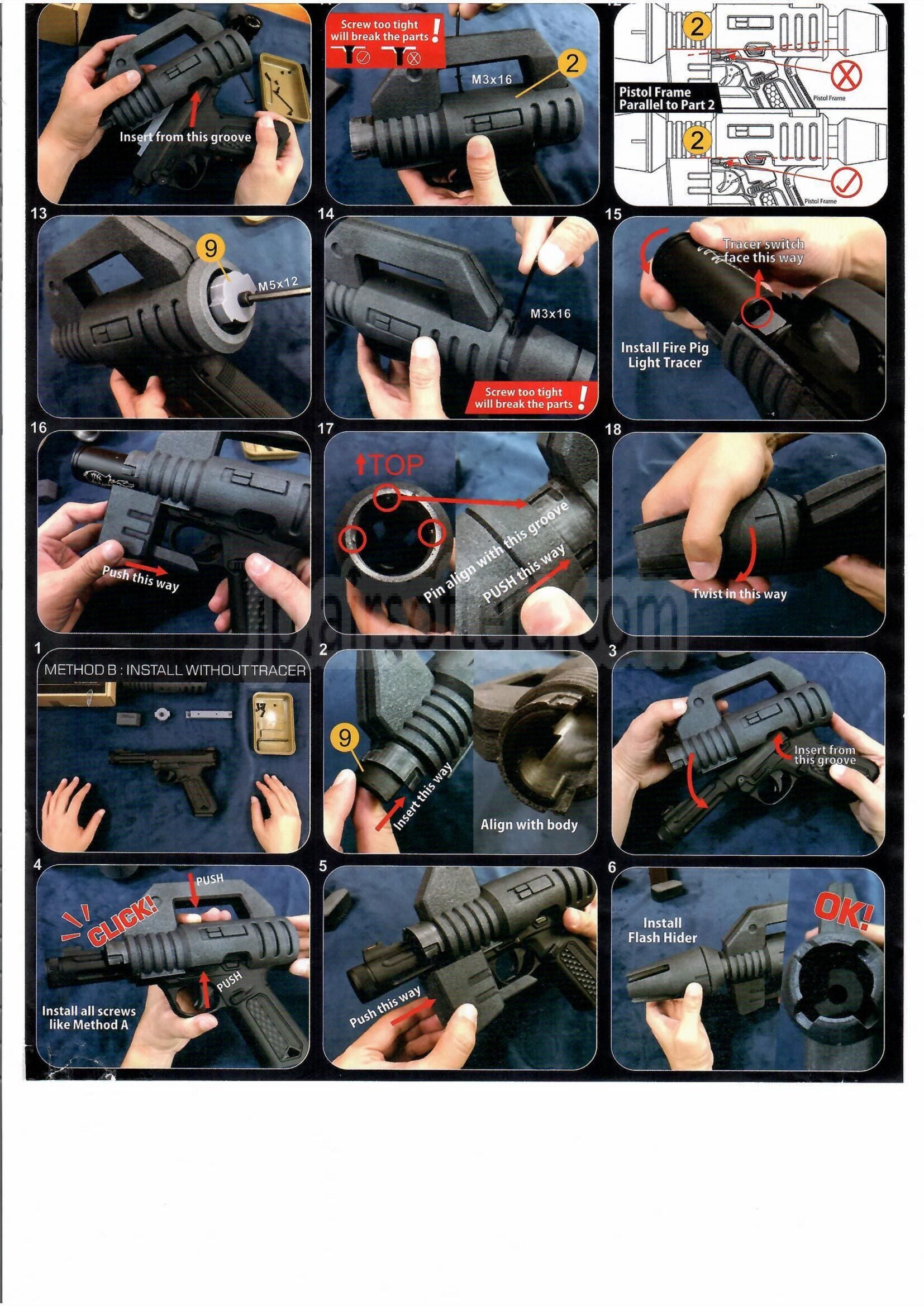 Show Guns Tactical SG ビームスプレーキット タイプA ACTION ARMY AAP-01シリーズ GBBピストル エアソフトガン対応